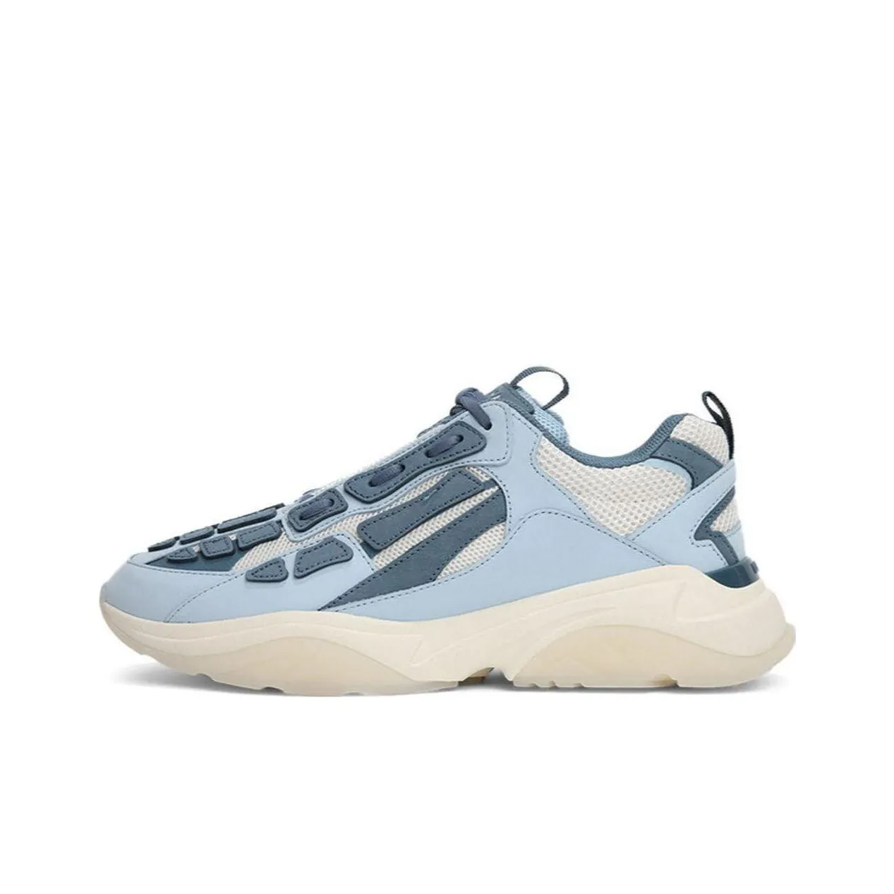 AMIRI Bone Runner Low Top Sports Casual Shoes Men's Blue