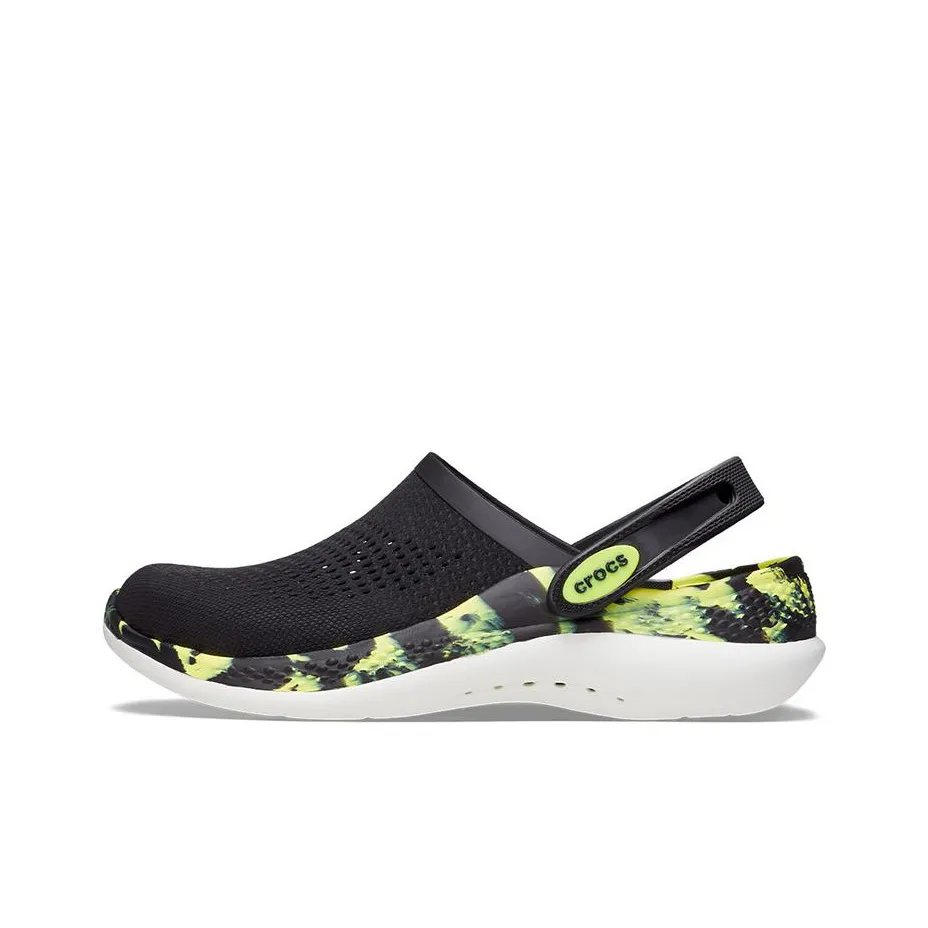 Crocs LiteRide 2.0 Clog 'Black Neon Yellow'