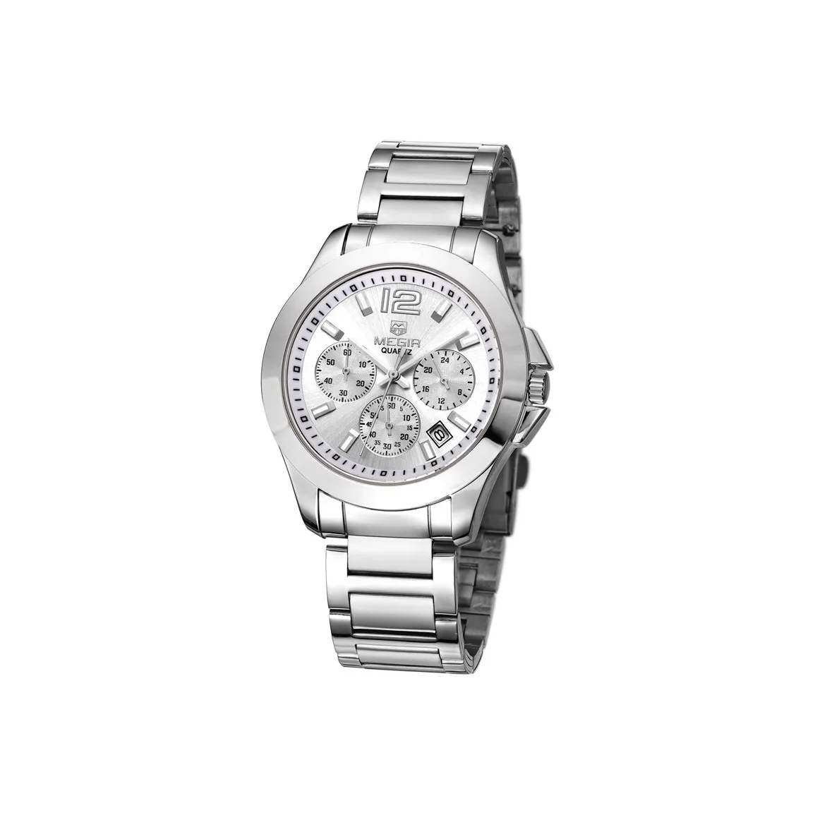 MEGIR Кварцевый Movement Унисекс Часы 33мм*41мм*10мм Белый
