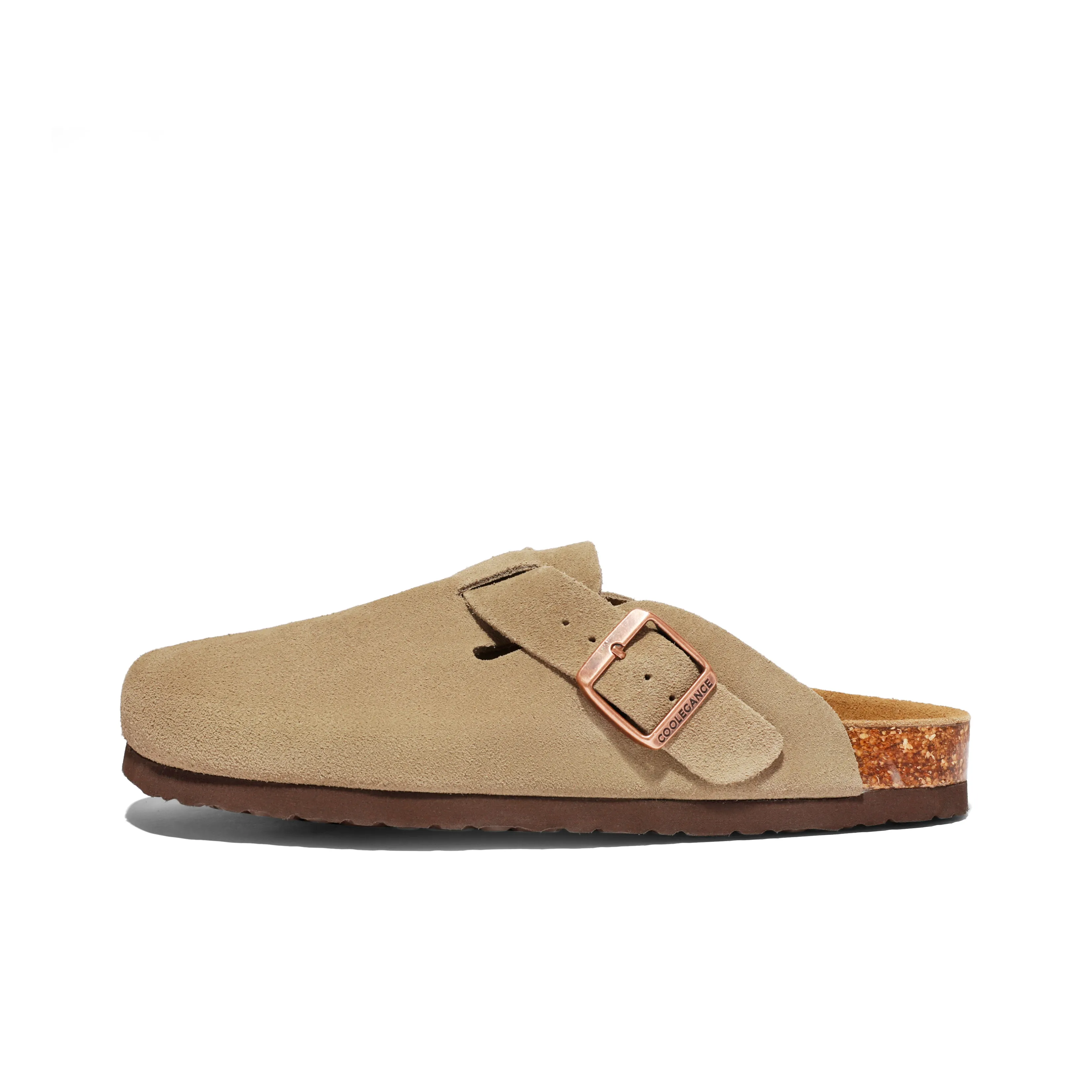 BELLE Stylish Sandals Men's Apricot Yellow Earth Yellow
