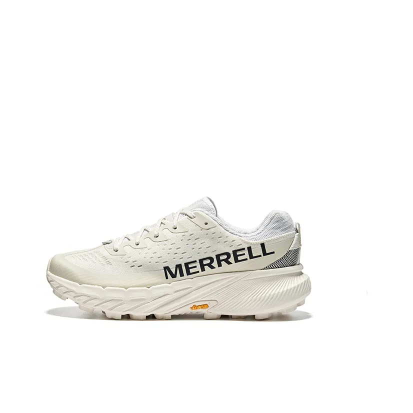 MERRELL Agility Peak Cushioning Anti Slip Wear Resistant has Low Top Training Running Shoes Men's White Black