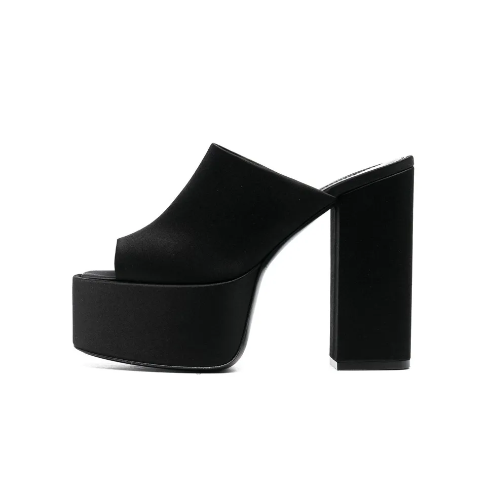 Paris Texas Sasha Block Heel Mules Women's