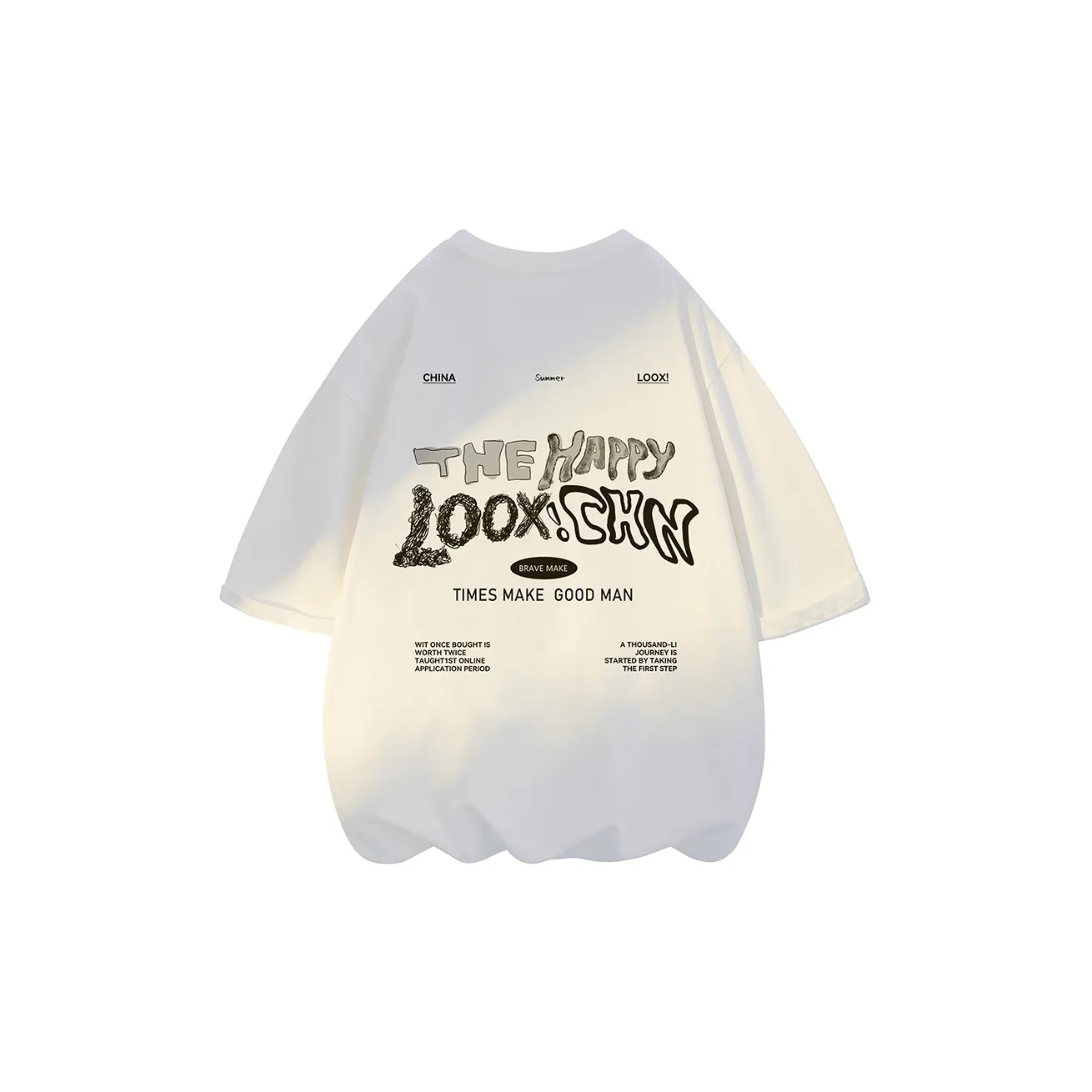 LOOX! T-Shirt Unisex Short-Sleeved Long-Sleeved Two Length Options Available