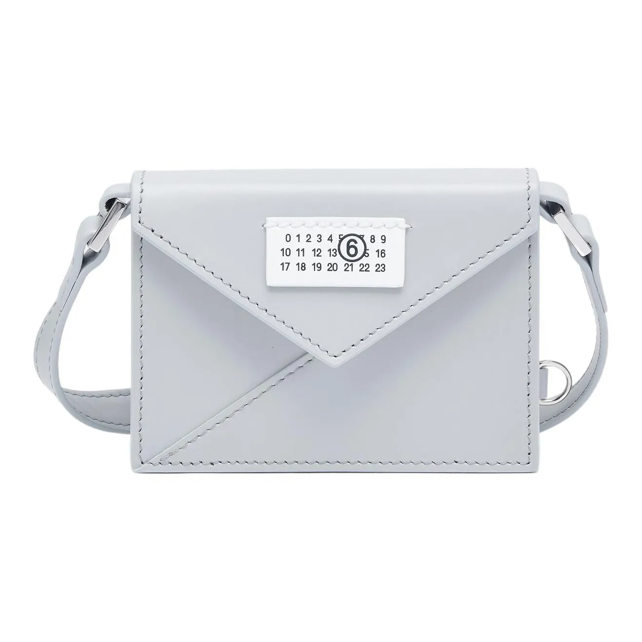 MM6 Maison Margiela совместная кожаная сумка через плечо женская серая