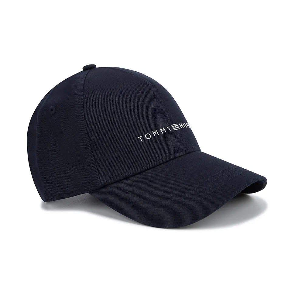 Tommy Hilfiger Cotton Baseball Caps Men's Navy Blue