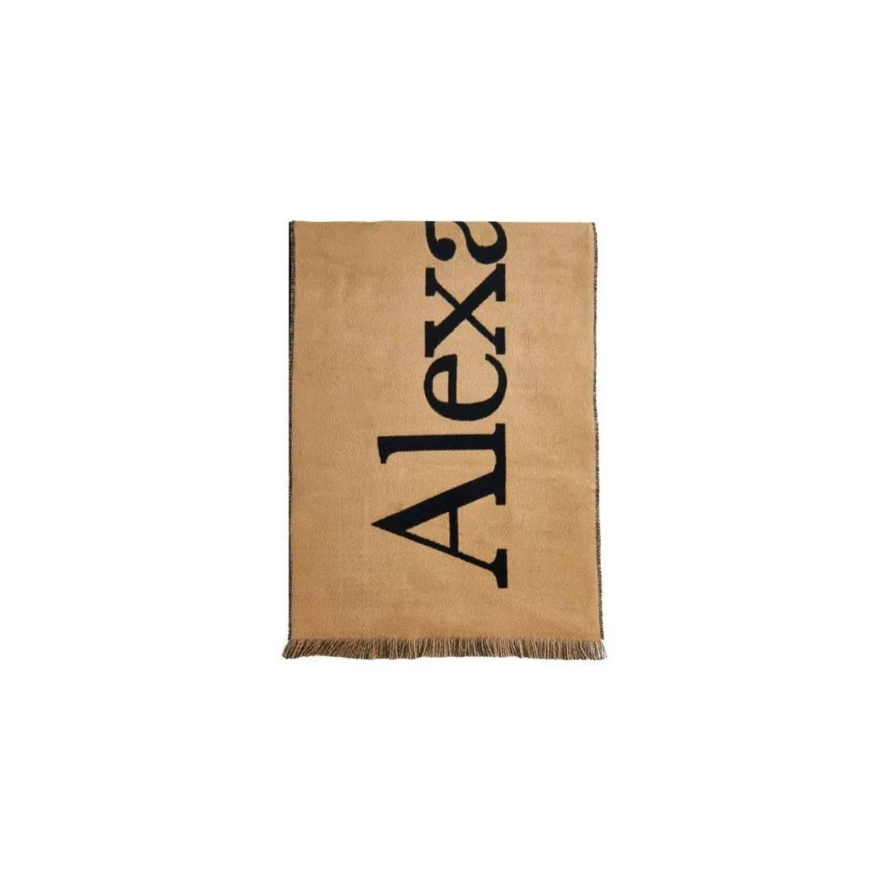 Alexander McQueen Cotton Knit Шарфы Мужской