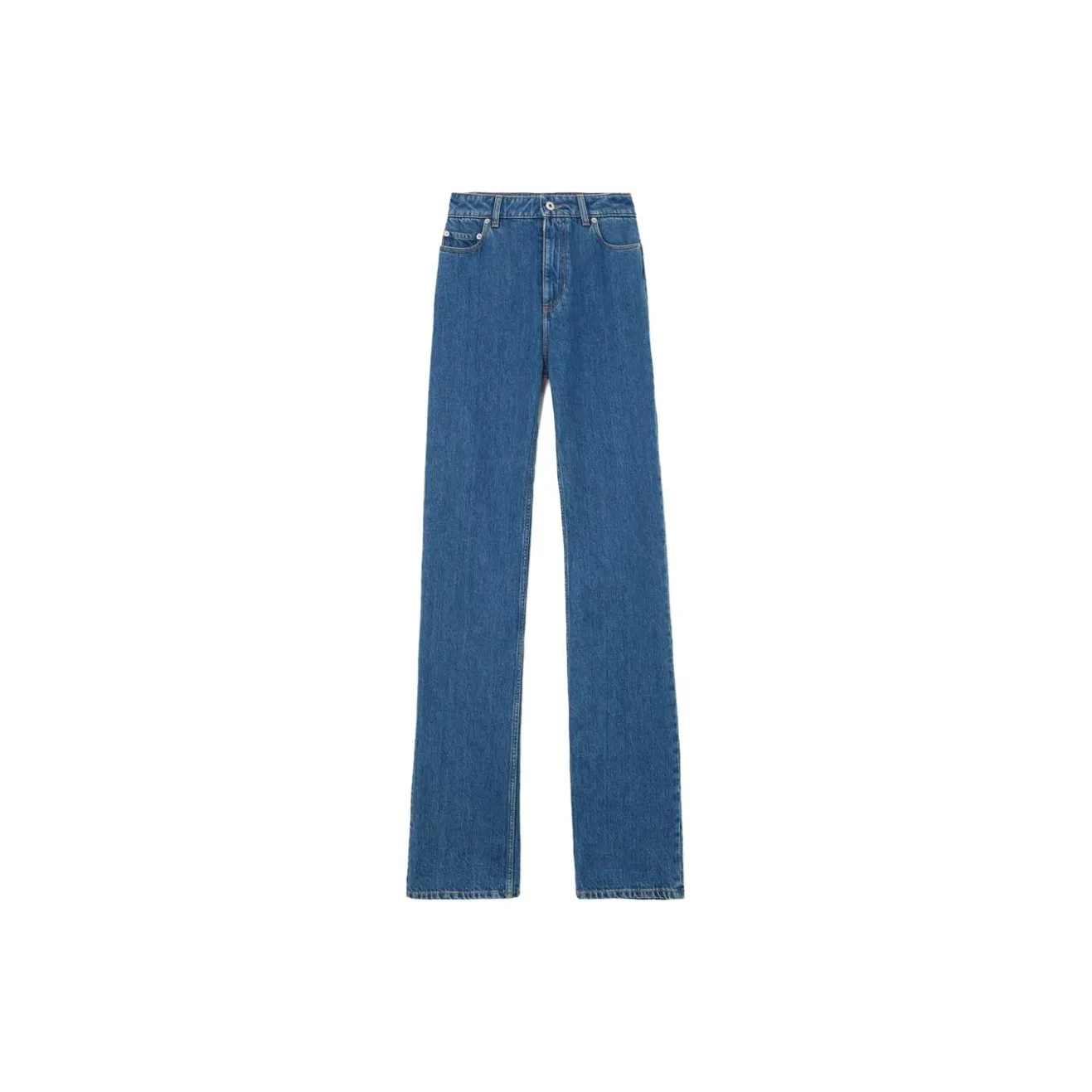 Burberry High Waisted Straight Leg Jeans 'Classic Blue'
