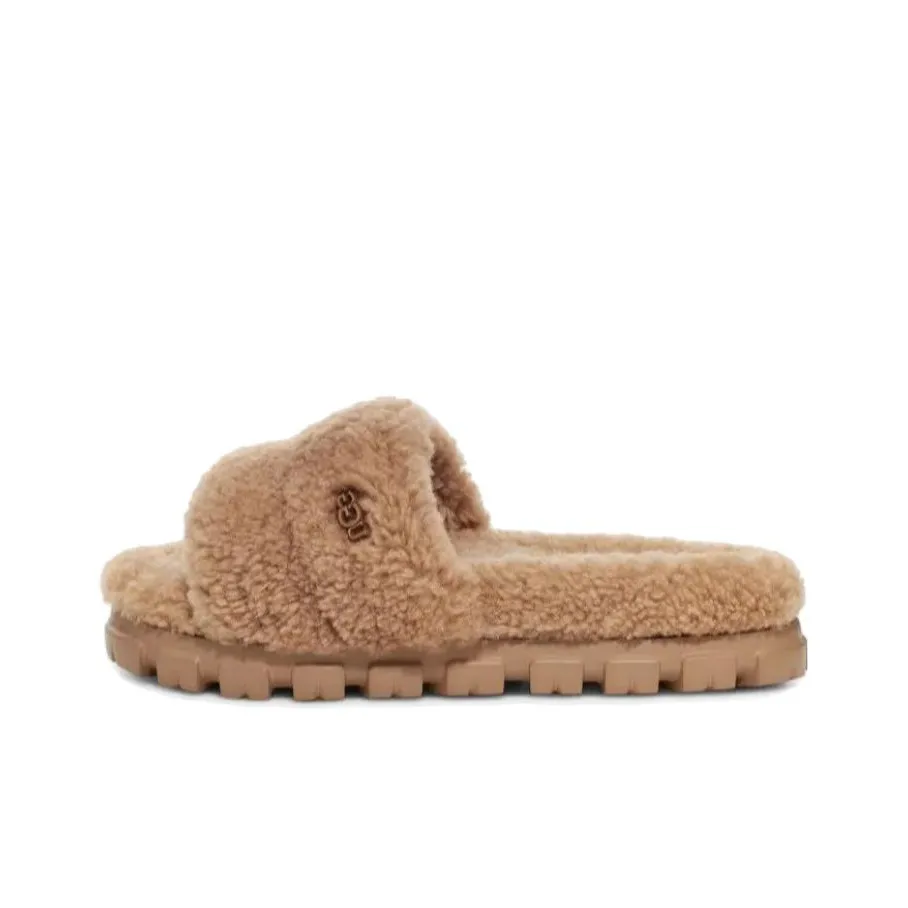 UGG Cozetta Curly Slide Chestnut Women's