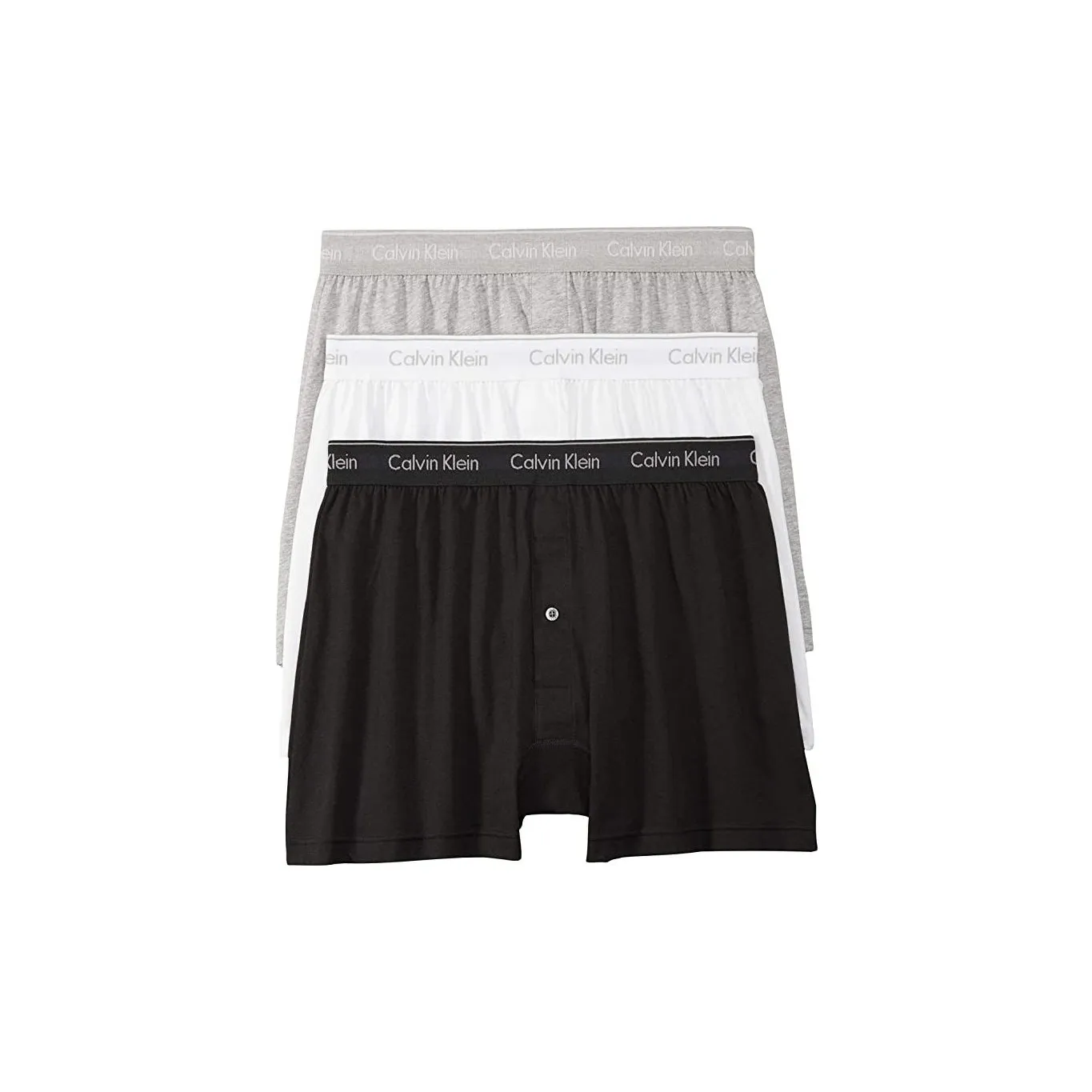 Calvin Klein 3 упаковки Черный+Белый+Серый Мужские Штаны Arrow