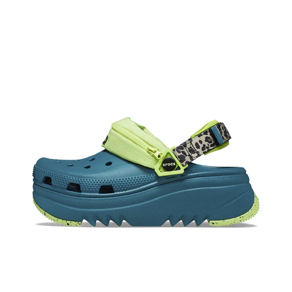 Crocs Hiker Xscape Animal Print Clog 
Teal Green
