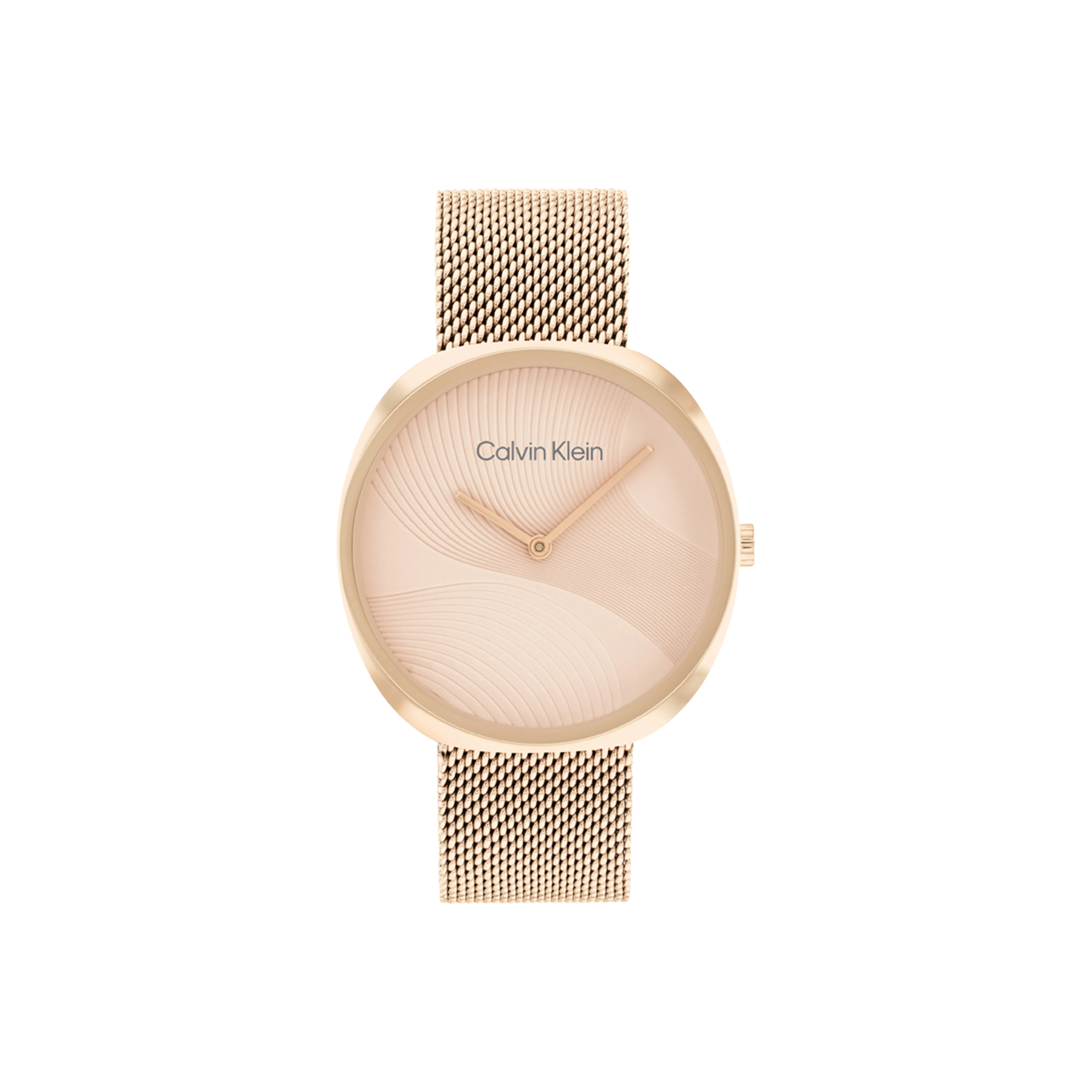CK Calvin Klein Наручные часы Кварцевый механизм Ремешок из нержавеющей стали 36 Розовый циферблат Женские часы 25200247