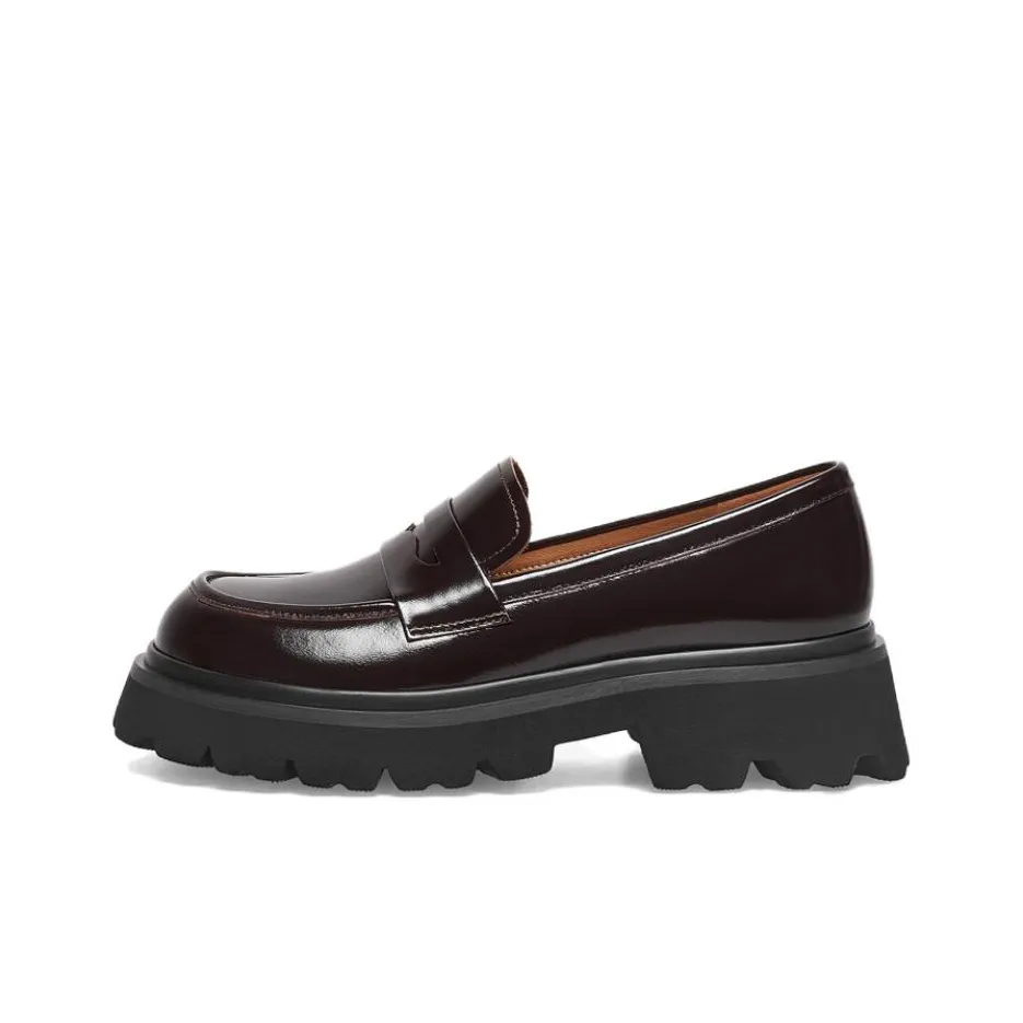 BASTO Loafers Women's Black/Dark Coffee