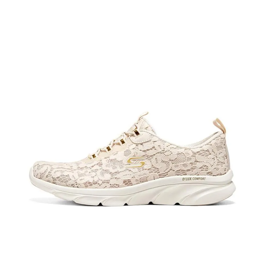 Skechers Dlux Comfort Shoes 'Pink White' Women's