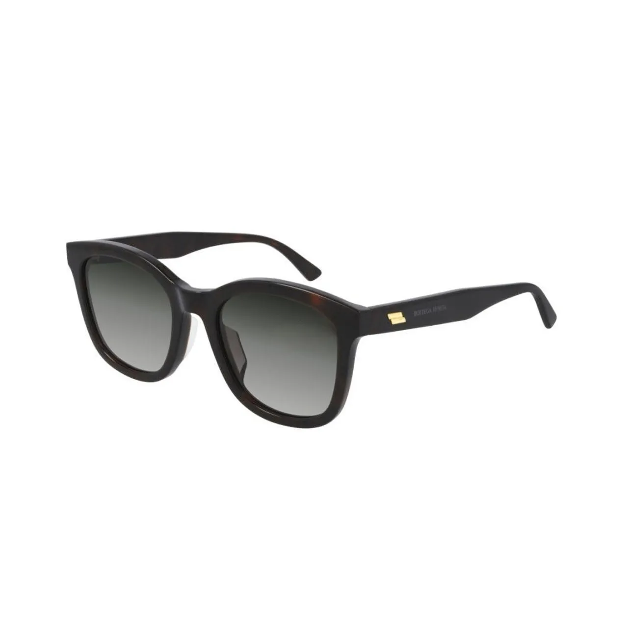 Bottega Veneta Irregular Shape Sunglasses Unisex Black