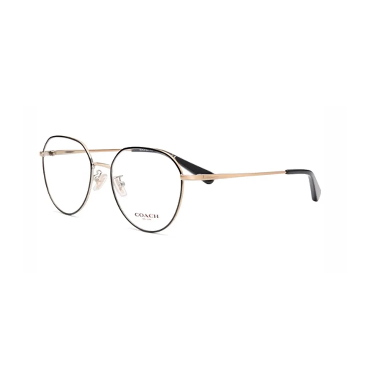 COACH Irregular Shape Eyeglass Frames Women's Black