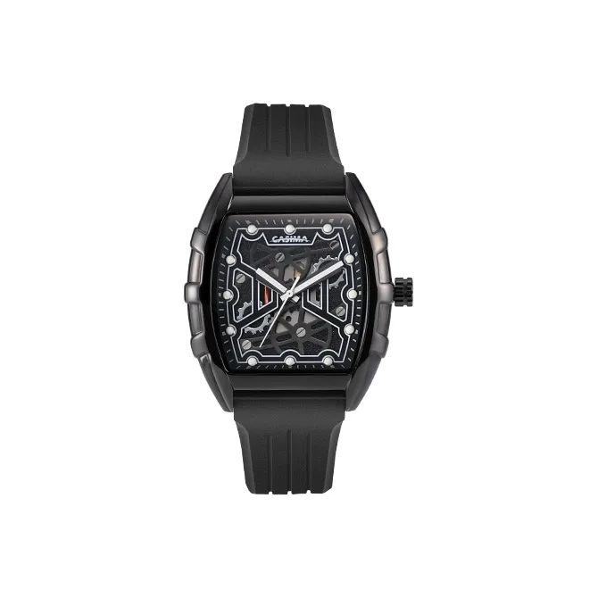 CASIMA Cyberpunk Collection Кварцевый механизм Силиконовый ремешок Часы Унисекс Черепный циферблат CS2159 1