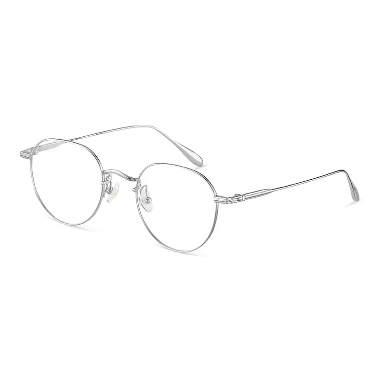 MUJOSH Титан Круглые Очки с диоптрией Рамка Унисекс
