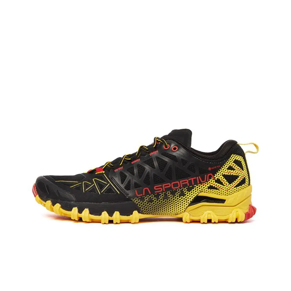 LA SPORTIVA Bushido II GTX Противоскользящий устойчивый к истиранию низкий топ уличная обувь мужская черный желтый