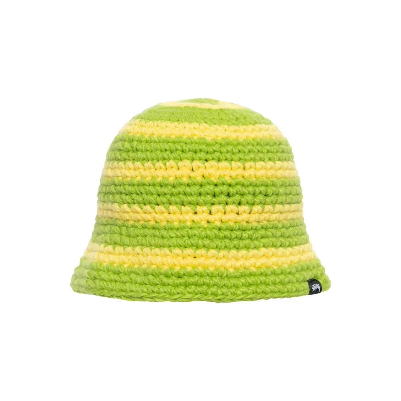 Stussy Acrylic Bucket Hats Unisex Yellow