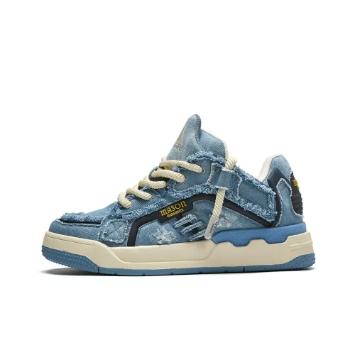 Masongarments Кроссовки для скейтбординга Low Top Джинсовый Синий Унисекс