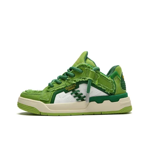 Masongarments Кроссовки для скейтбординга Low Top Зеленый Яблочный Унисекс