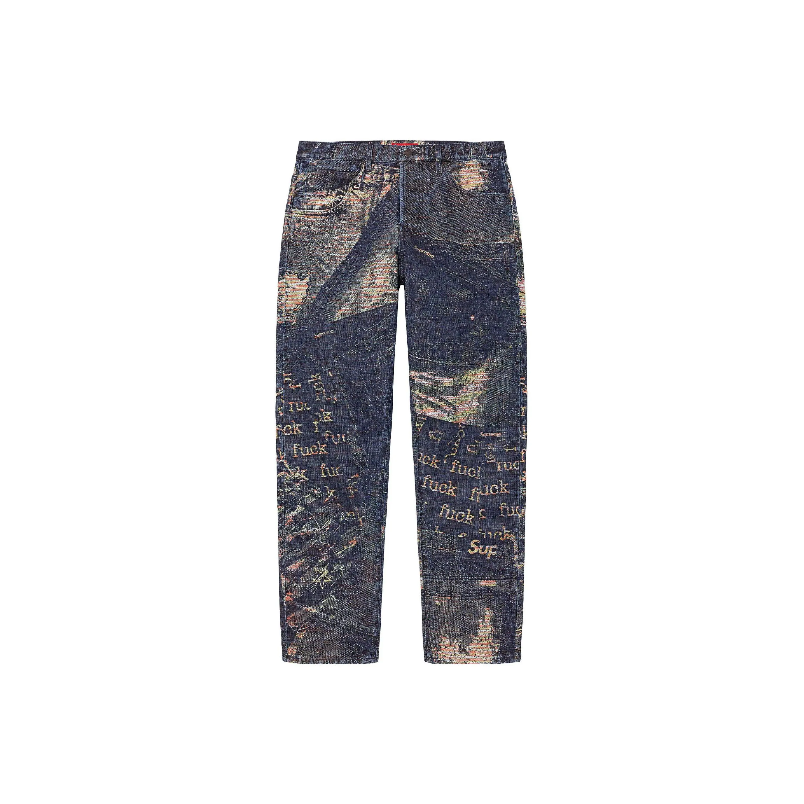 Supreme Archive Denim Jacquard Regular Jean