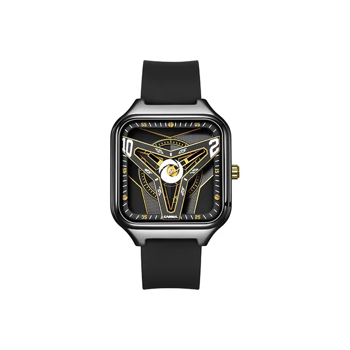 CASIMA Cyberpunk Collection Кварцевый механизм Часы Мужские Черный циферблат CS2137 3