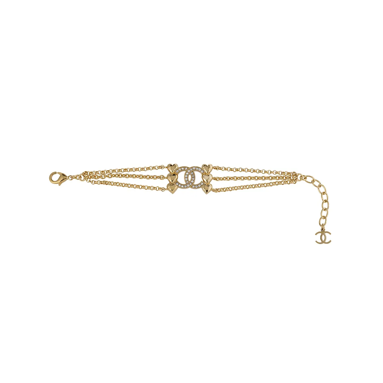 CHANEL Metal Bracelets Women's Gold