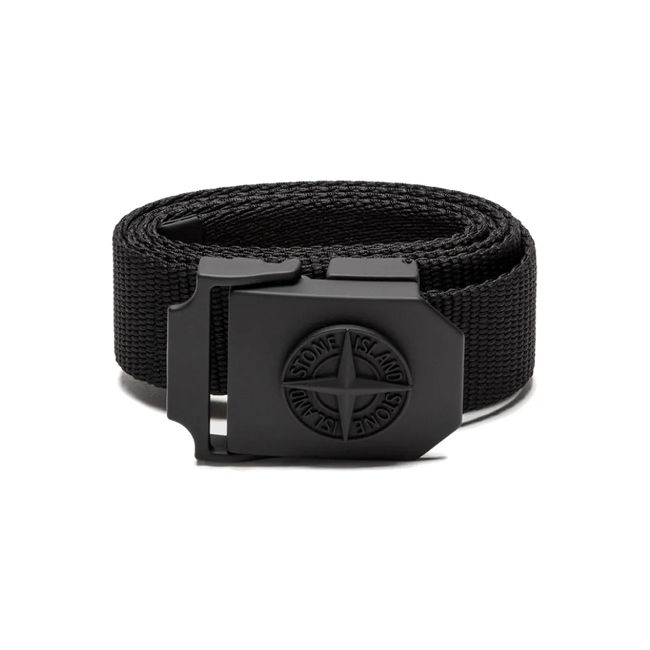 STONE ISLAND Nylon Ремень Мужской Черный Ширина 3,5 см