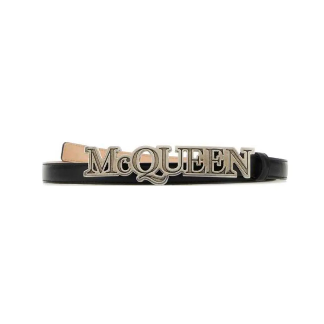 Alexander McQueen Logo Plaque Belt