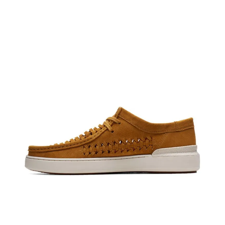 Clarks Stylish Skateboarding Shoes Men's Yellow
