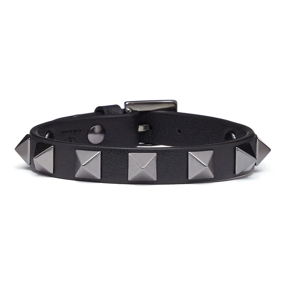 Valentino Leather Rockstud Bracelet
