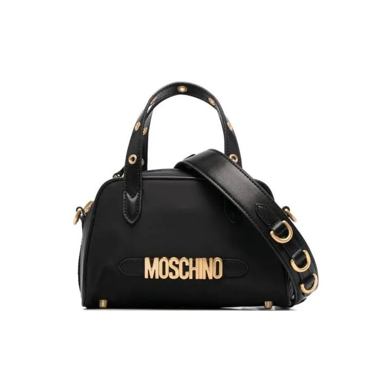 MOSCHINO Хлопок Тоут Сумка Сумка для покупок Сумка через плечо Сумка Женская Черная