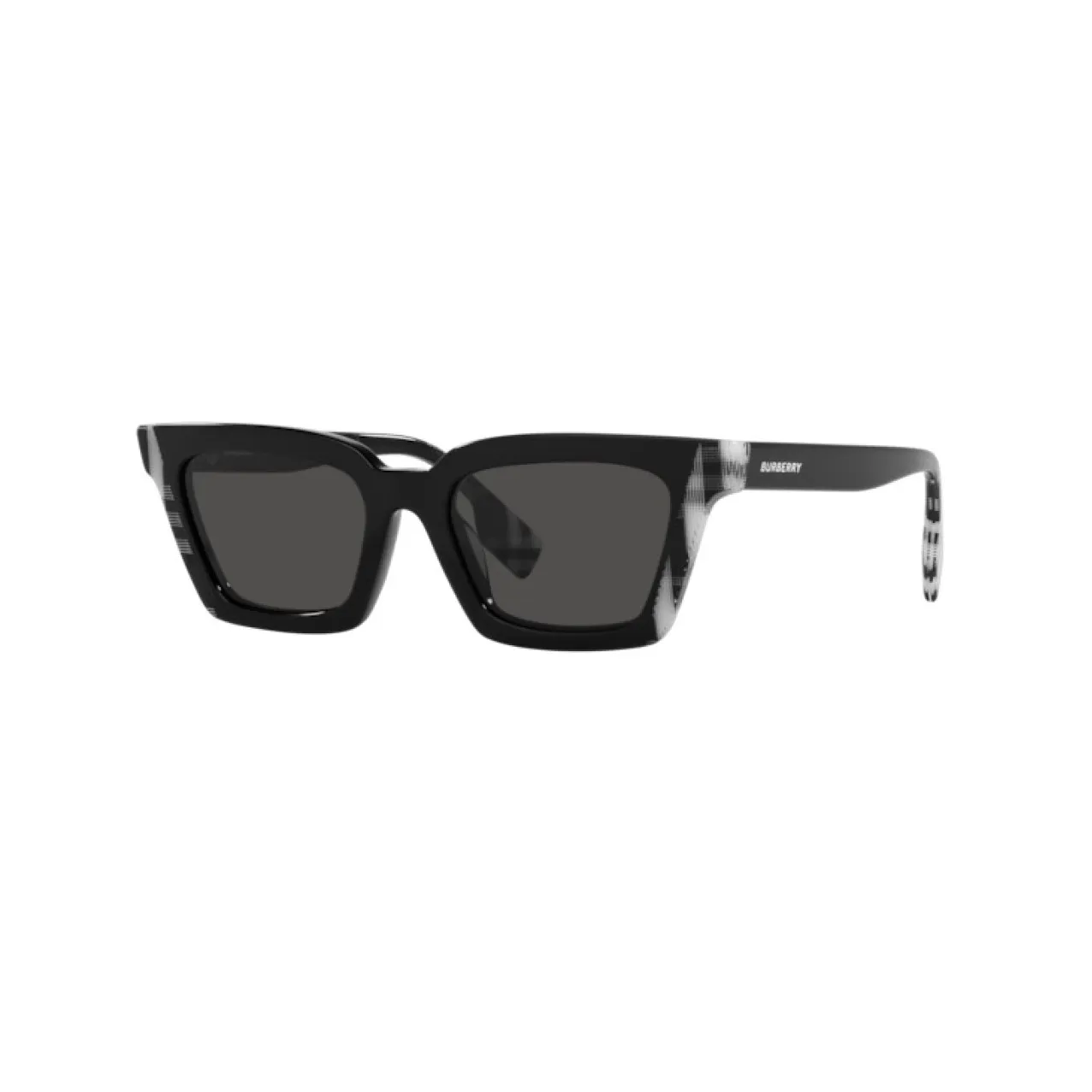 Burberry Irregular Shape Sunglasses Women's Black