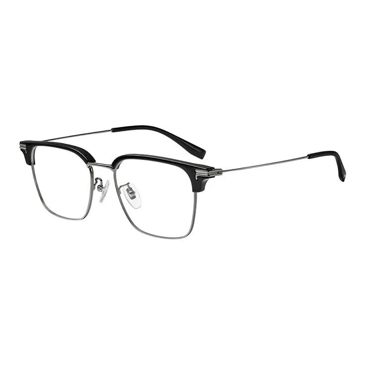 FILA Титановый сплав TR Памятный пластик Оправа «брови» Оправы для очков Унисекс Легкий Черный Нет Макияж