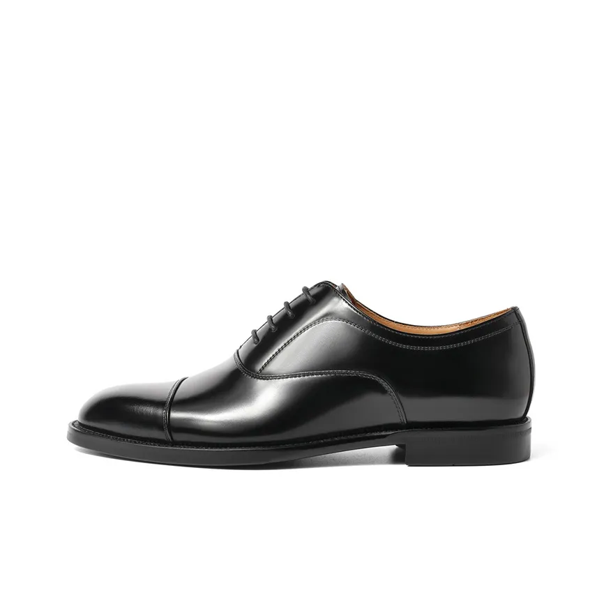 BELLE Dress Shoes Men's Low Top Black/Brown