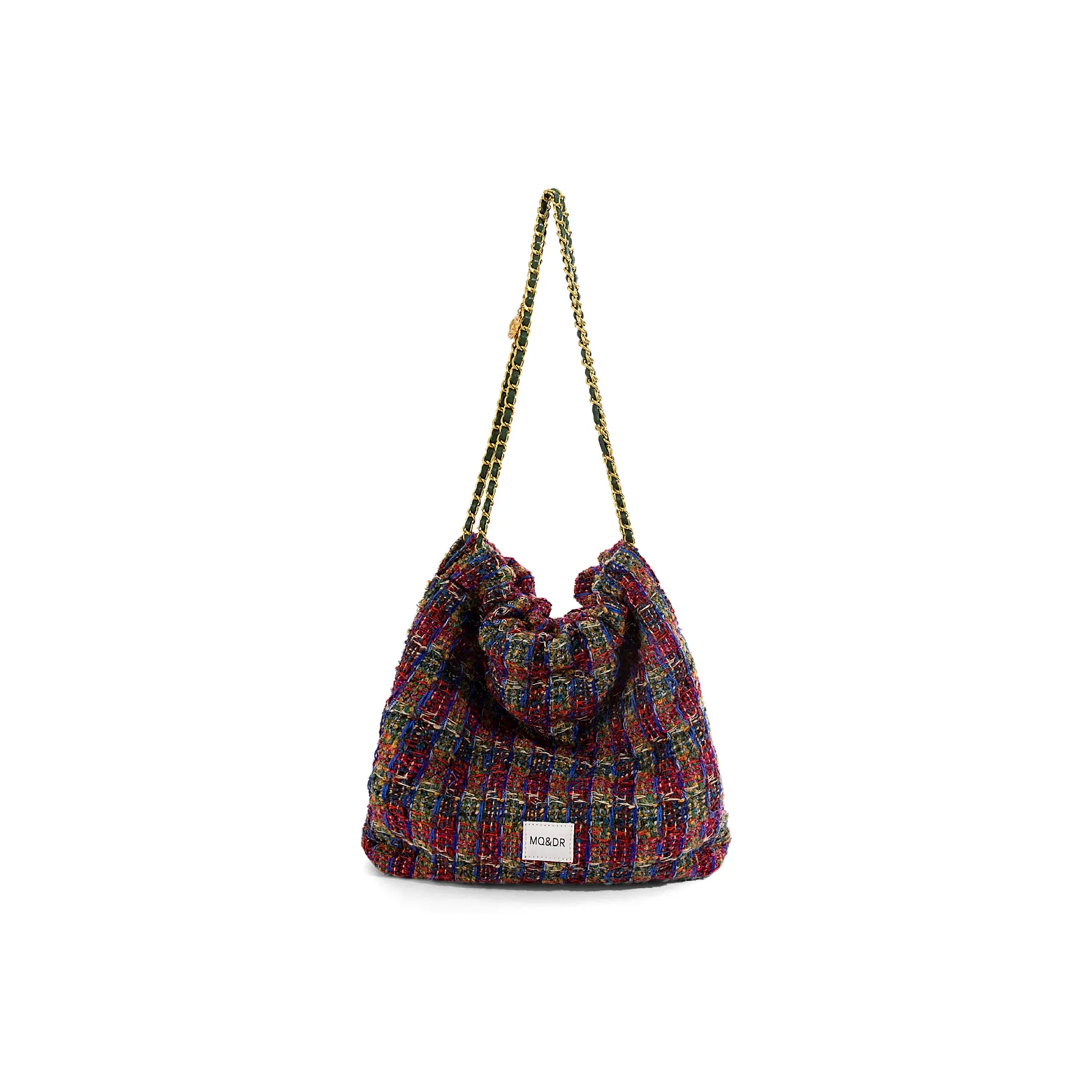 MQ&DR Wool Woolen Shoulder Bag Women's