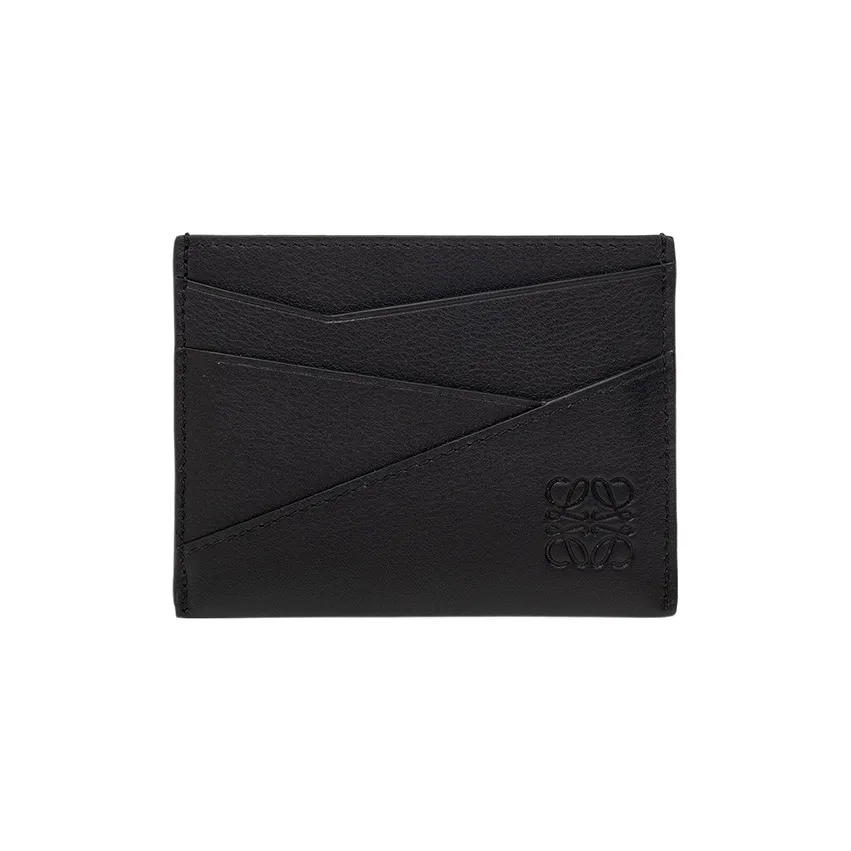 LOEWE Совместное издание Коровья кожа Держатель для карт Мужской Черный