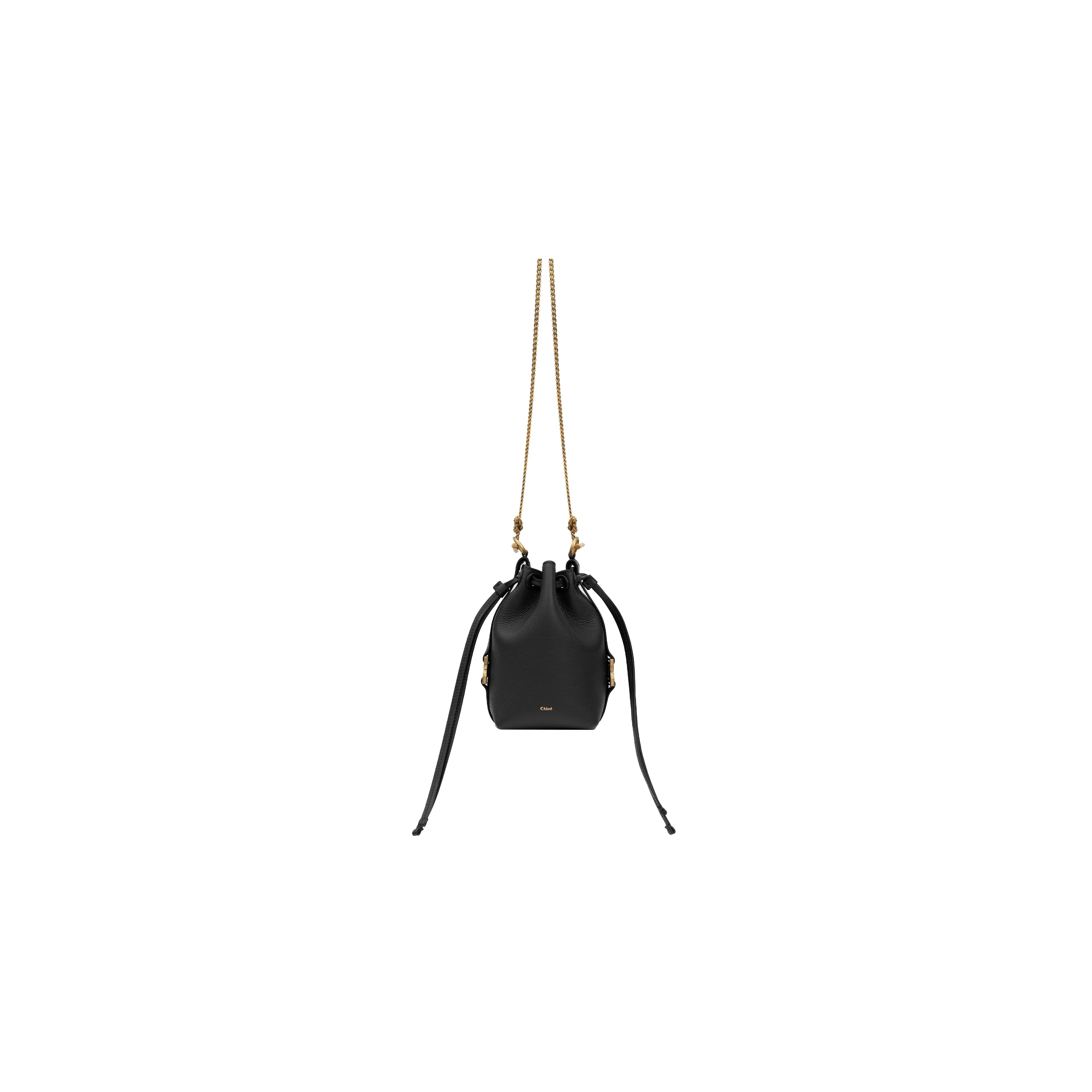 Chloe Marcie Grain Calfskin Shoulder Bag, Crossbody Bag Extra Mini Women's Black