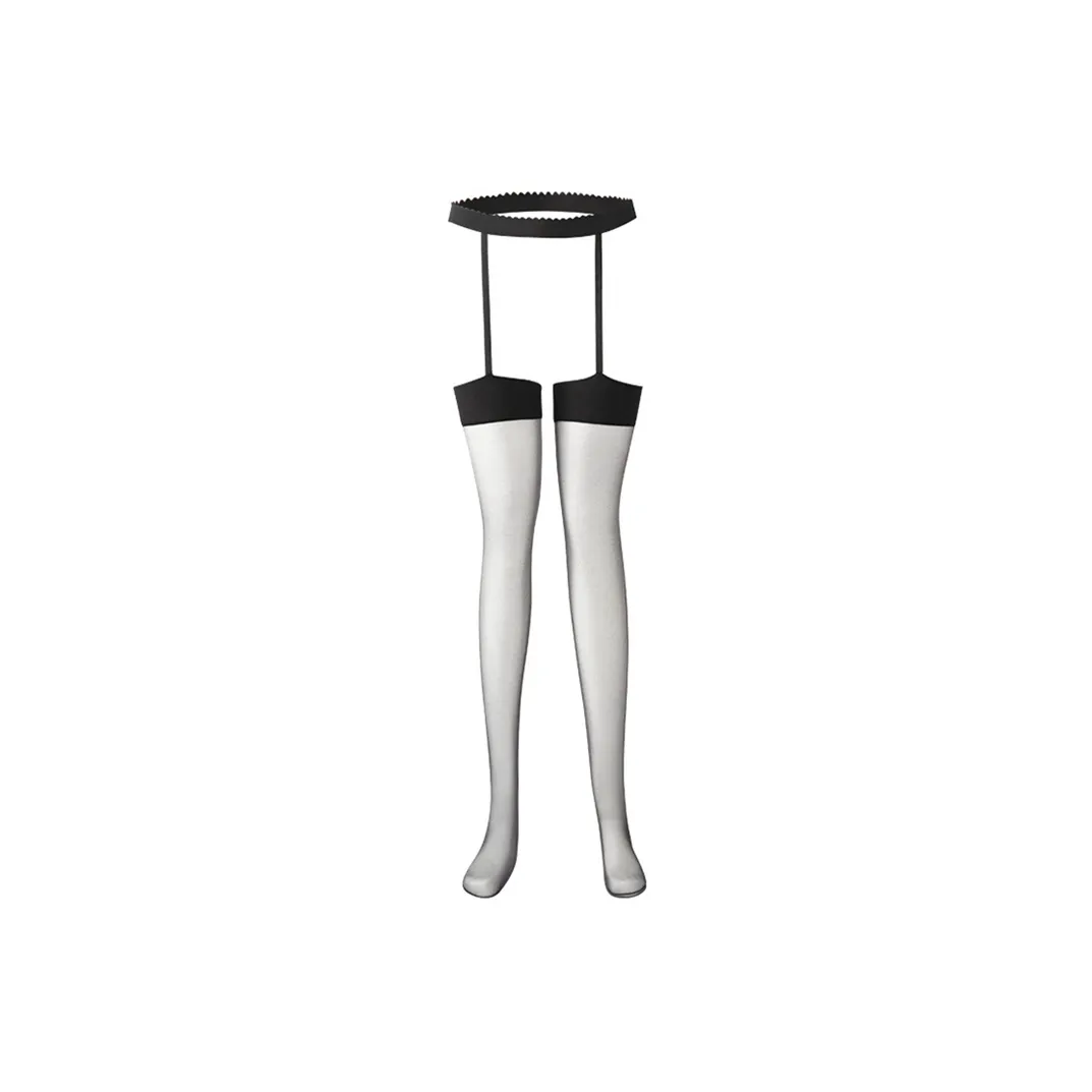 FREELASS Knee High Socks Summer Women's Black