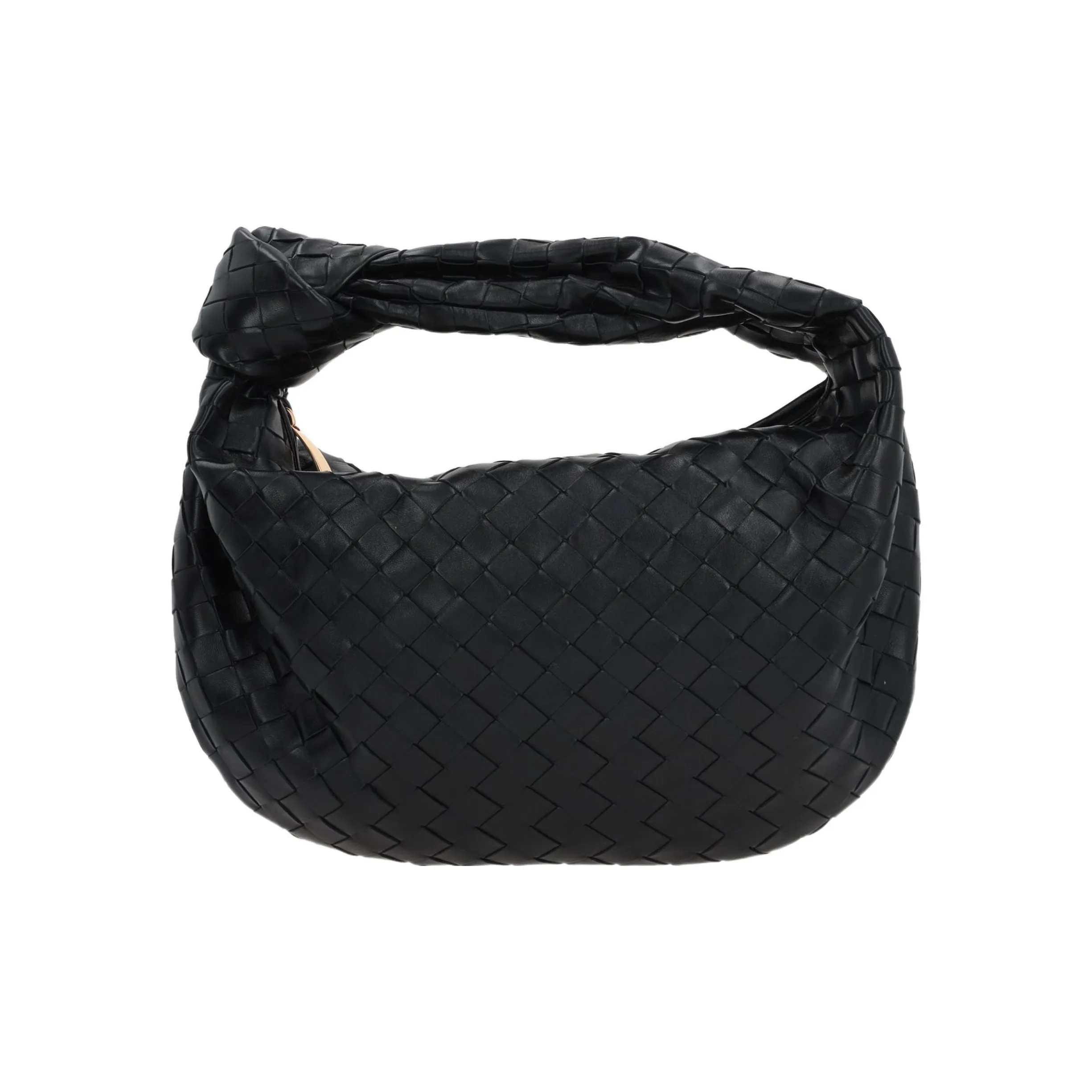Bottega Veneta JODIE Sheepskin Shoulder Bag Handbag Women's Black