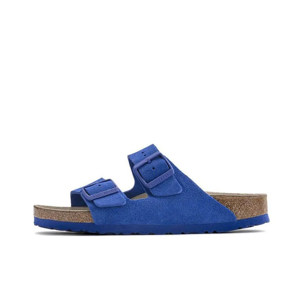 Birkenstock Arizona Sfb Vl Suede Sandals 'Ultra Blue' Women's