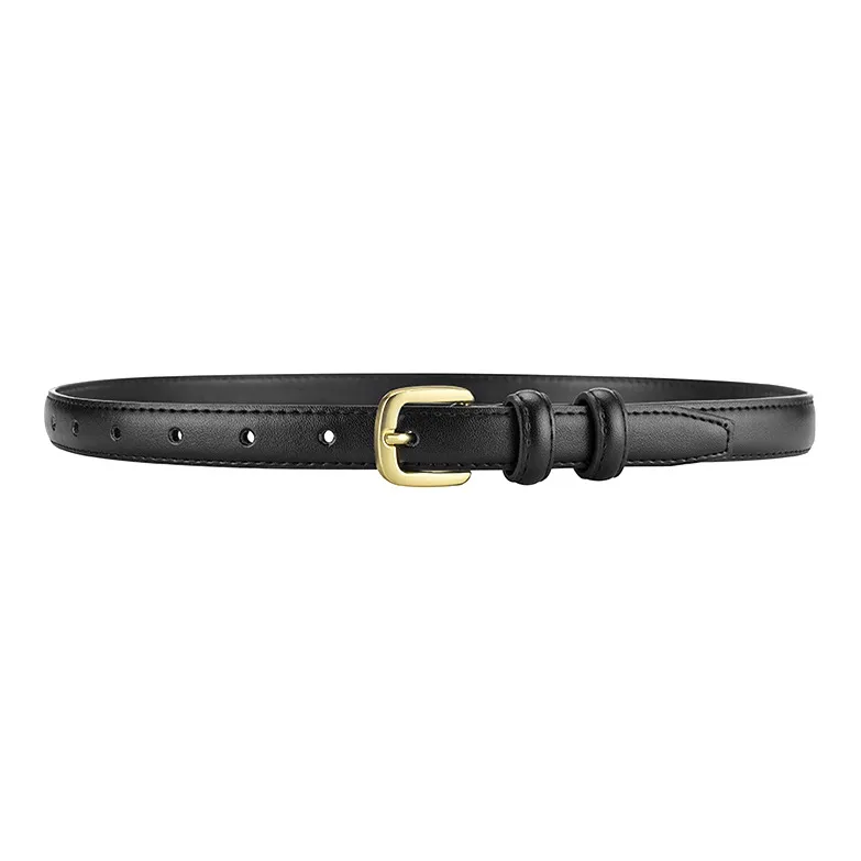 FREE RABBITⅡ Fashion Versatile Jeans Belt Minimalist Style Compatible With Suit Trouser Width 1.8cm Women's