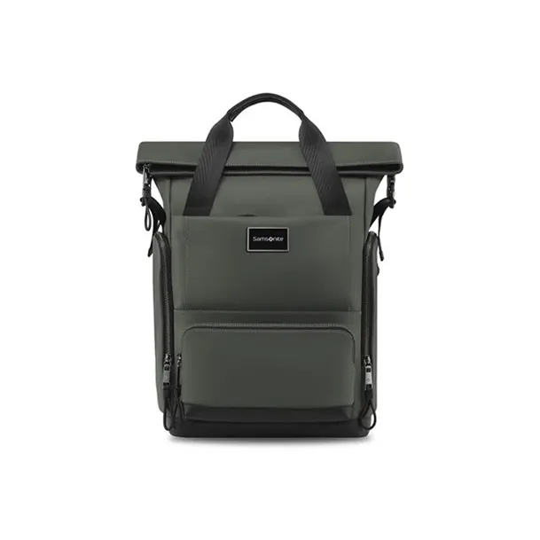 SAMSONITE Fabric Backpack Large Size Unisex Gray Green