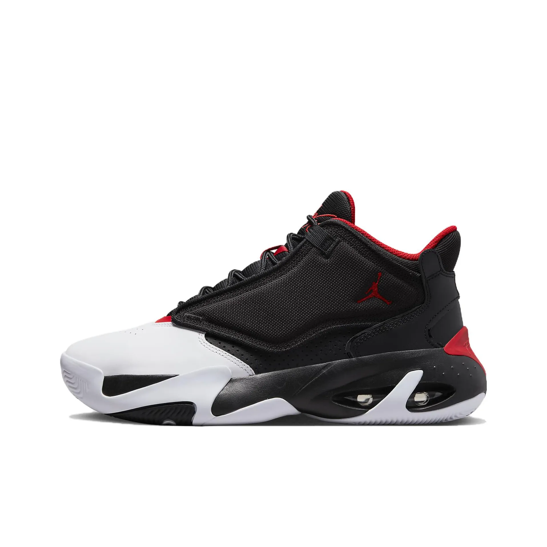 Jordan Max Aura 4 Black Gym Red White