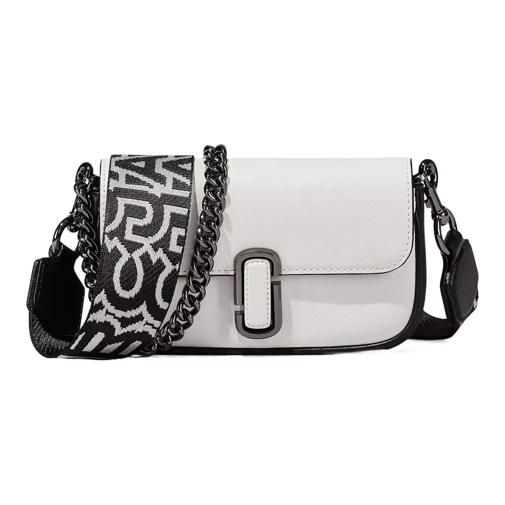 MARC JACOBS The Mini Shoulder Bag Black/White