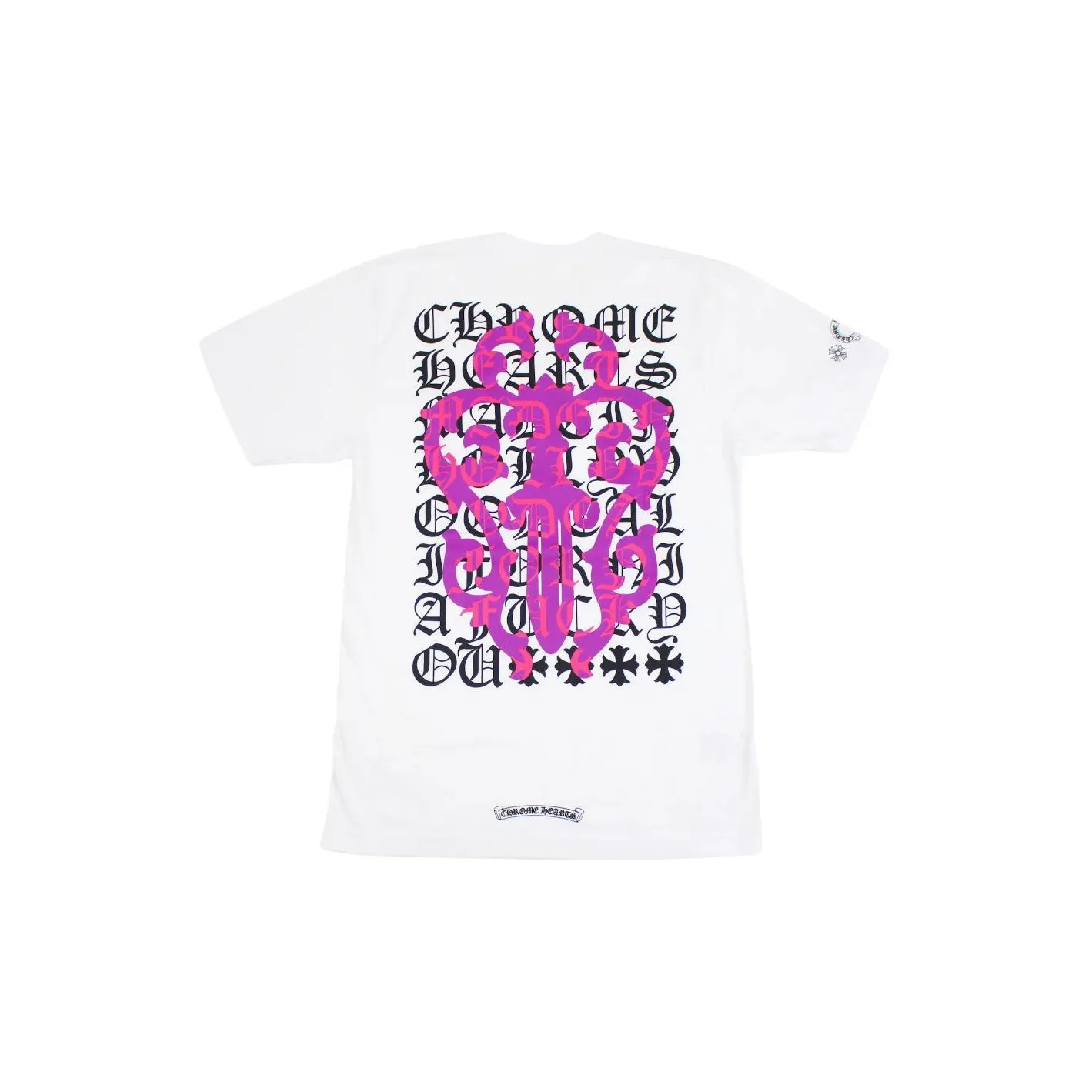 Chrome Hearts Eye Chart Dagger T shirt White