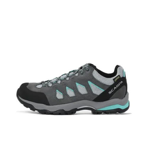 SCARPA Moraine Трекинговые ботинки Низкие Средне-серый/Штормовой серый/Голубая лагуна Женские