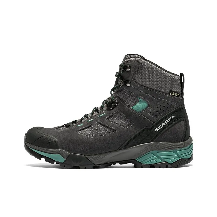 SCARPA ZG Lite Zero Gravity Lightweight Edition Anti Slip Wear Resistant High Top Outdoor Shoes Women's Dark Gray