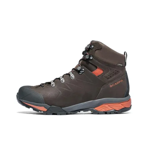 SCARPA ZG Pro Трекинговые ботинки Высокие Темный кофейный/Ржаво-красный Мужские